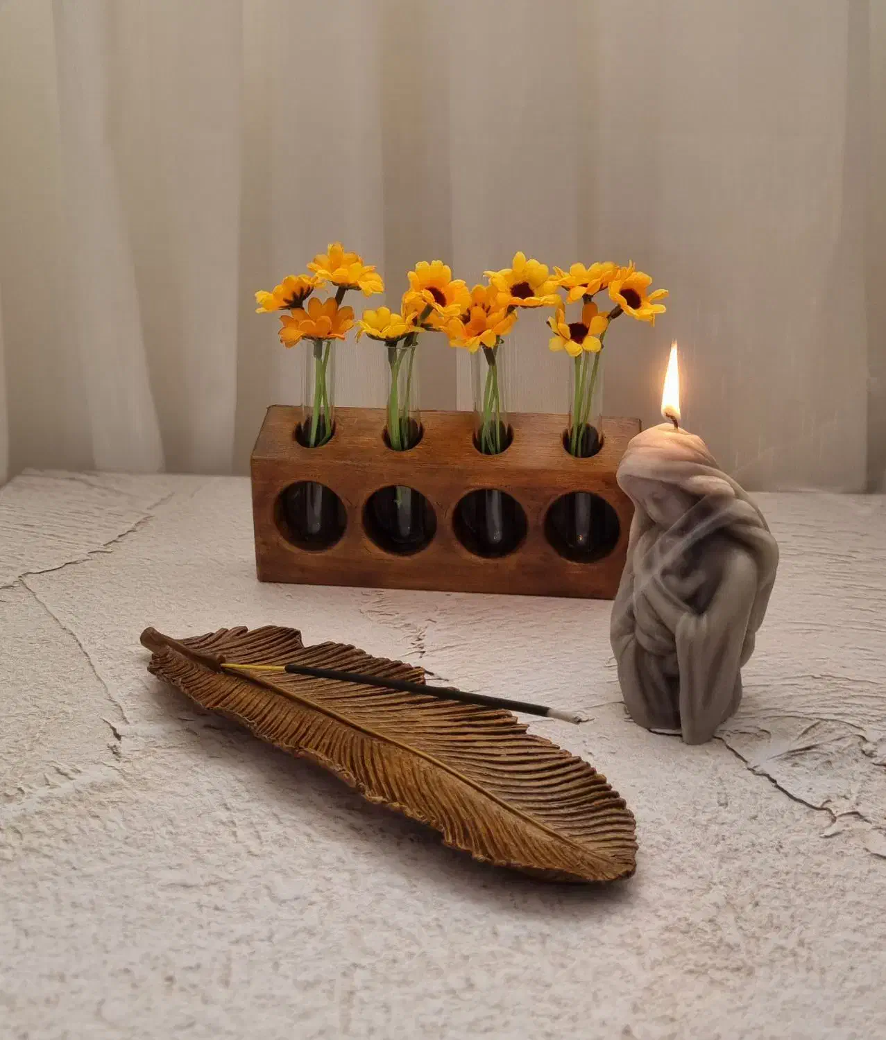 گلجا سنگی طرح چوب|صنایع دستی و سایر لوازم تزئینی|ساوه, |دیوار