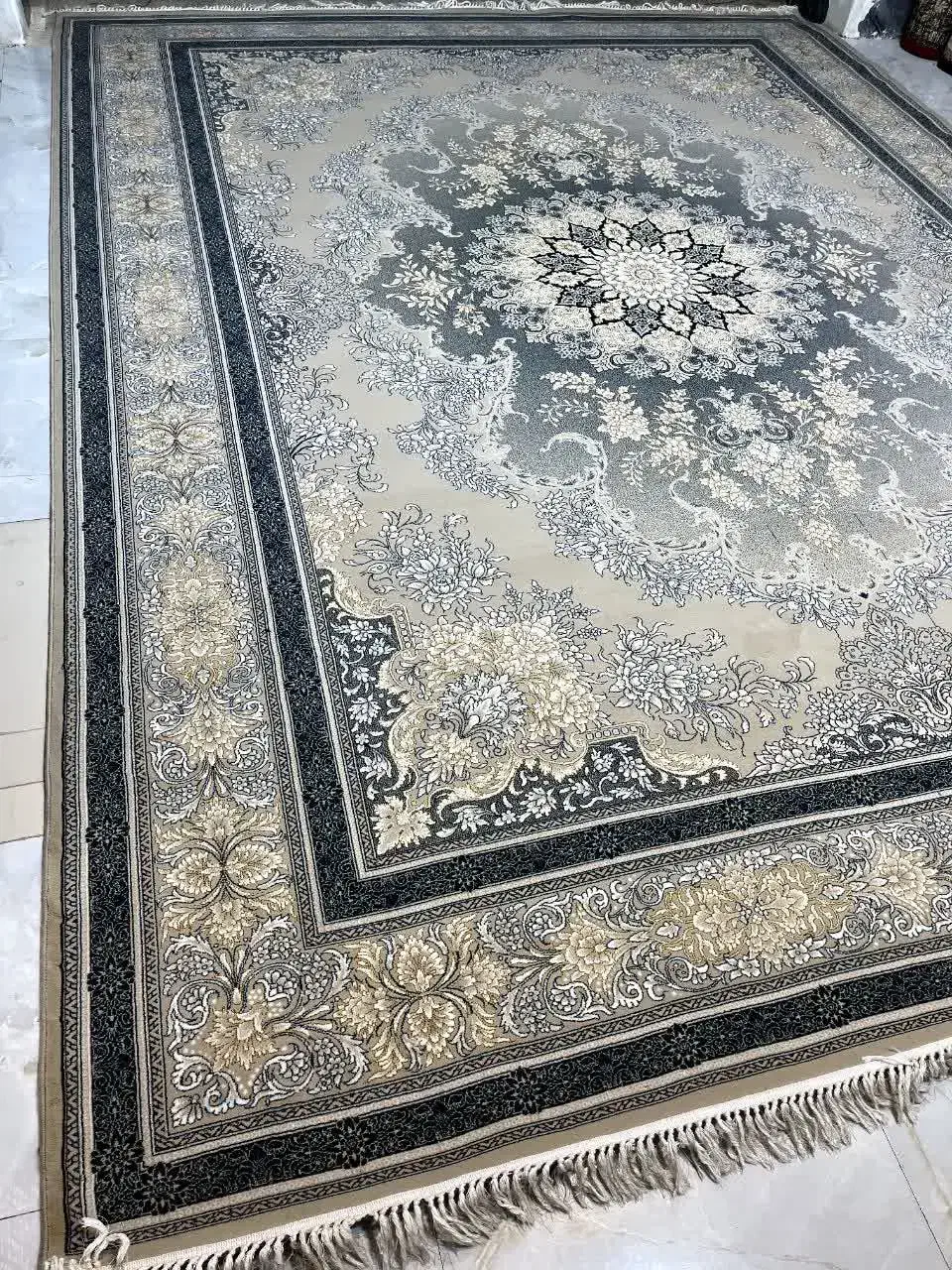 فرش 12متری00 7شانه نخ صدرصد آکرلیک تخفیف ویژه|فرش|جوانرود, |دیوار