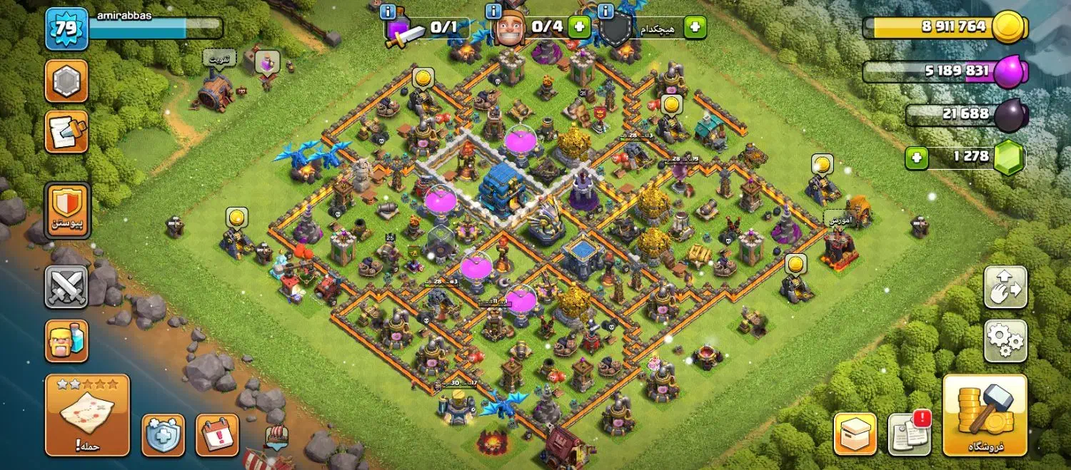 اکانت کلش آف کلنز|کنسول، بازی ویدئویی و آنلاین|قوچان, |دیوار