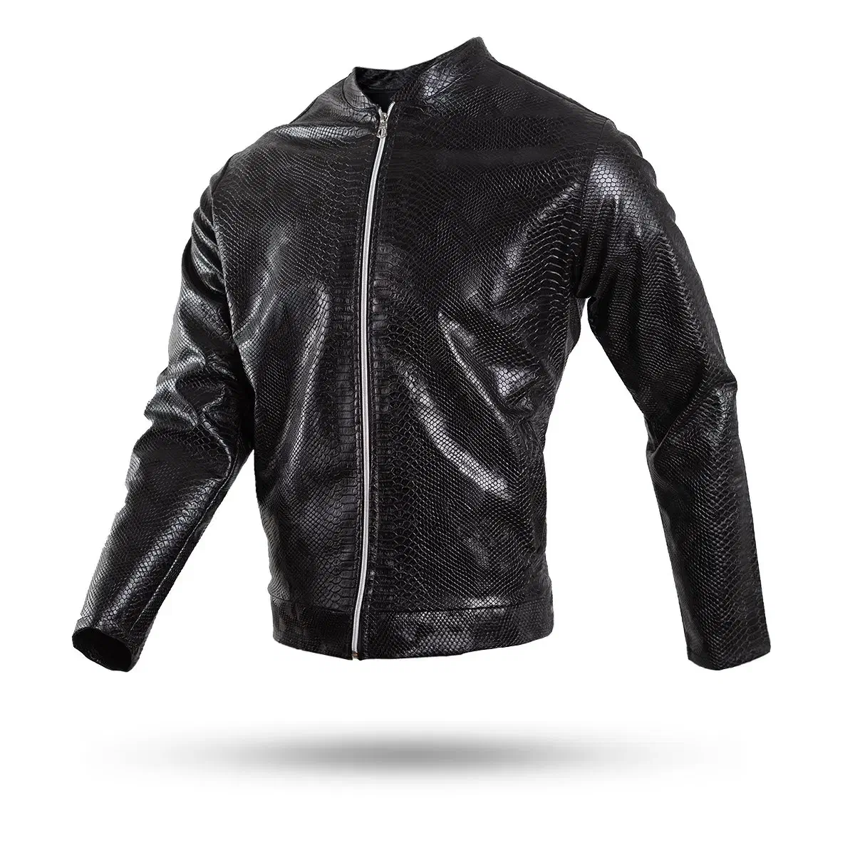 کاپشن چرم طرح پوست مار مردانه مدل Yasan|لباس|بم, |دیوار