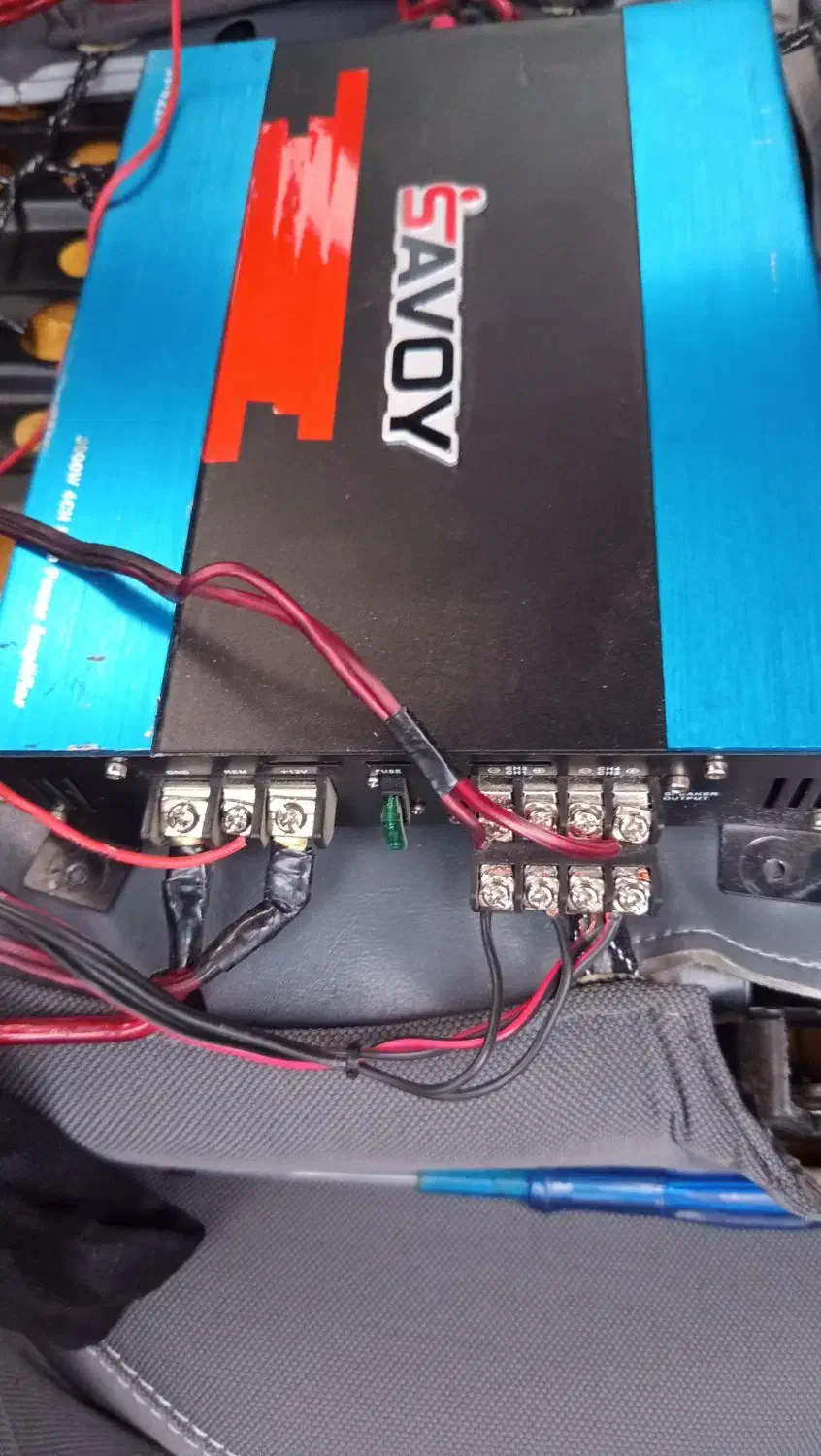 آمپلی فایر چهار خروجی ساووی (به شرط تست)|قطعات یدکی و لوازم جانبی|اسالم, |دیوار