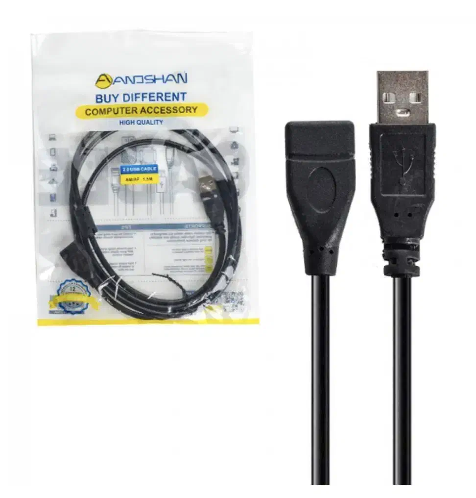 کابل افزایش طول USB 2.0 انوشان طول 1.5 متر|قطعات و لوازم جانبی رایانه|تهران, شادمان|دیوار