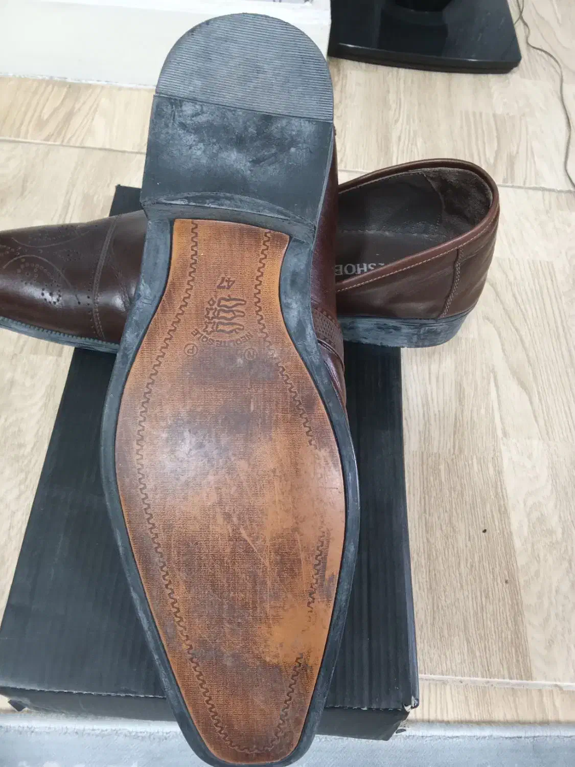 کفش چرم مردانه|کیف، کفش، کمربند|مسجد سلیمان, |دیوار