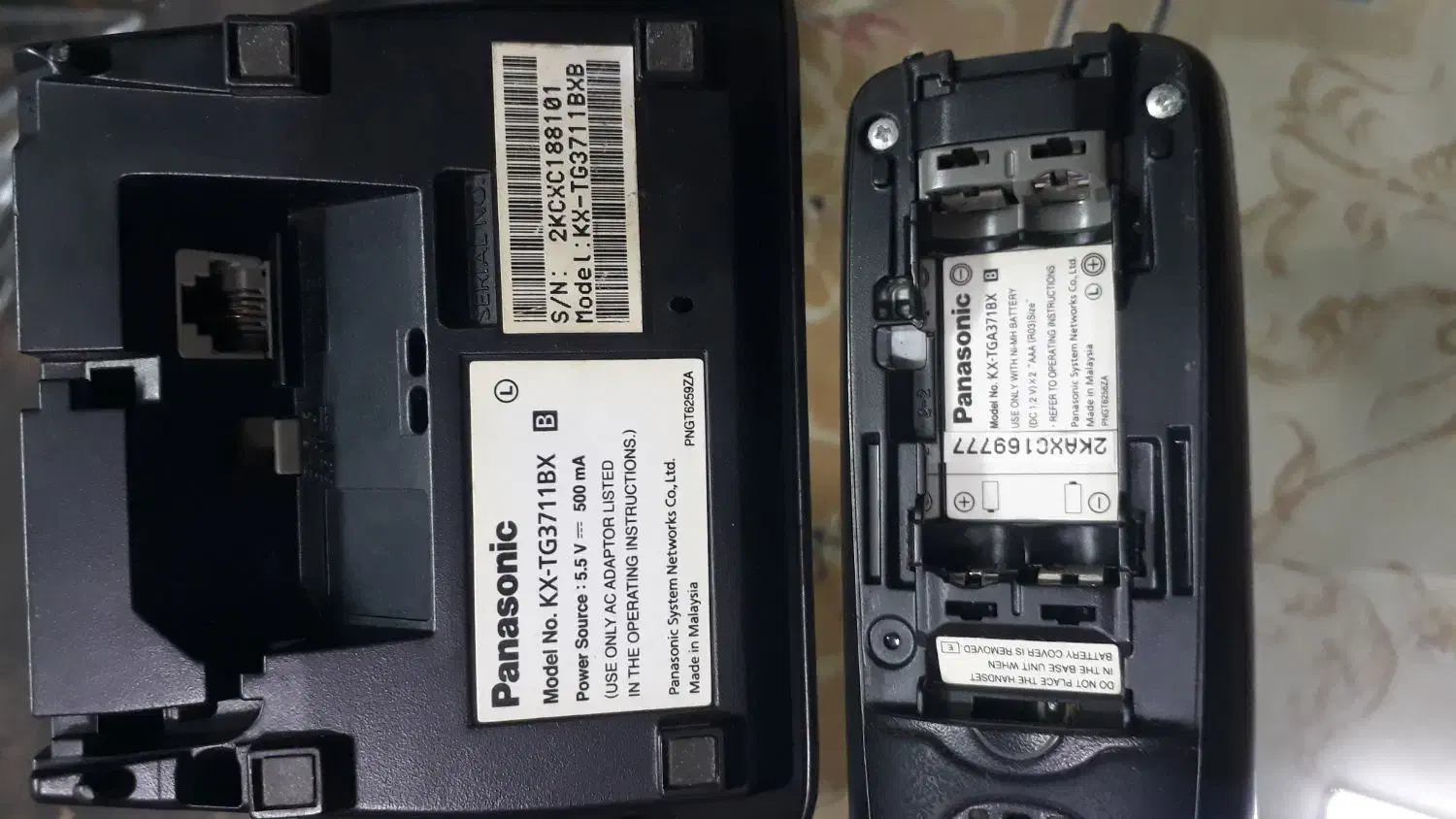 تلفن پاناسونیک اصلی مالزی و هاگنوک المانی بی سیم|تلفن رومیزی|مشهد, شهرک مهرگان|دیوار