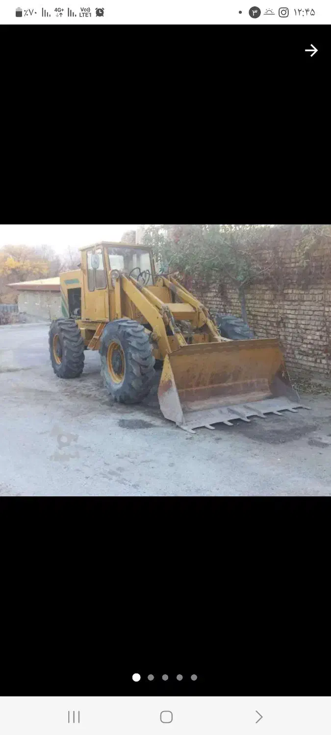 لودر مینی لودر بیل عقب رومانی بنز 302|ماشینآلات صنعتی|قره چای, |دیوار