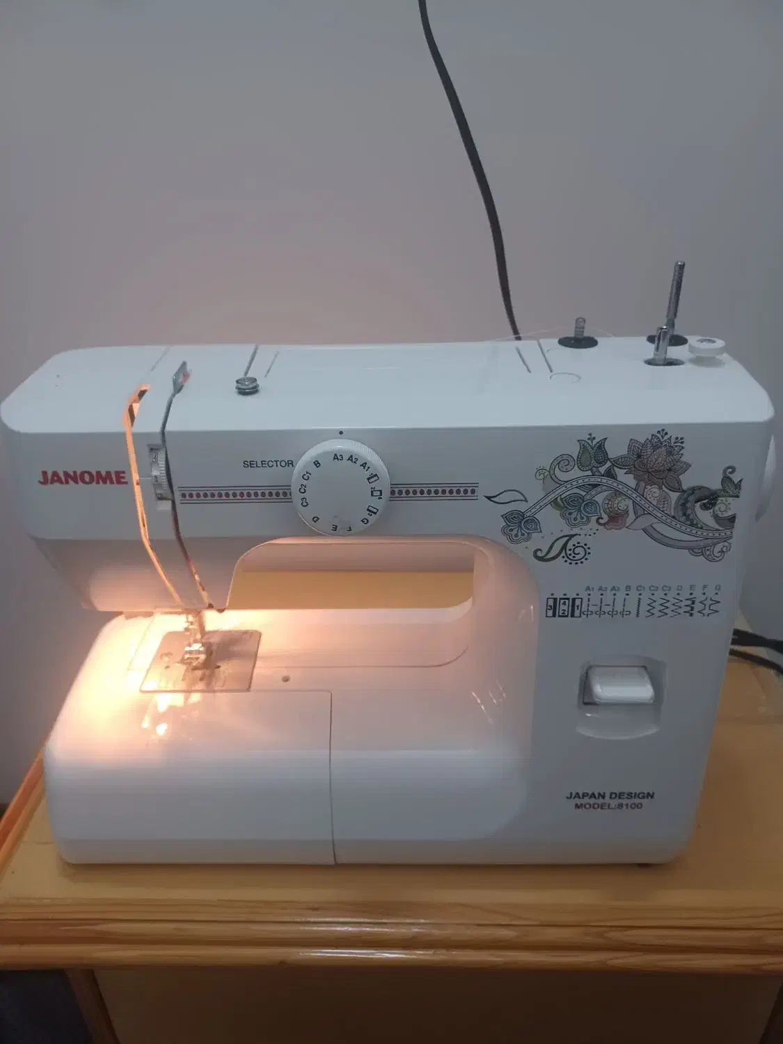 چرخ خیاطی ژانومه مدل ۸۱۰۰|چرخ خیاطی و ریسندگی|گلپایگان, |دیوار