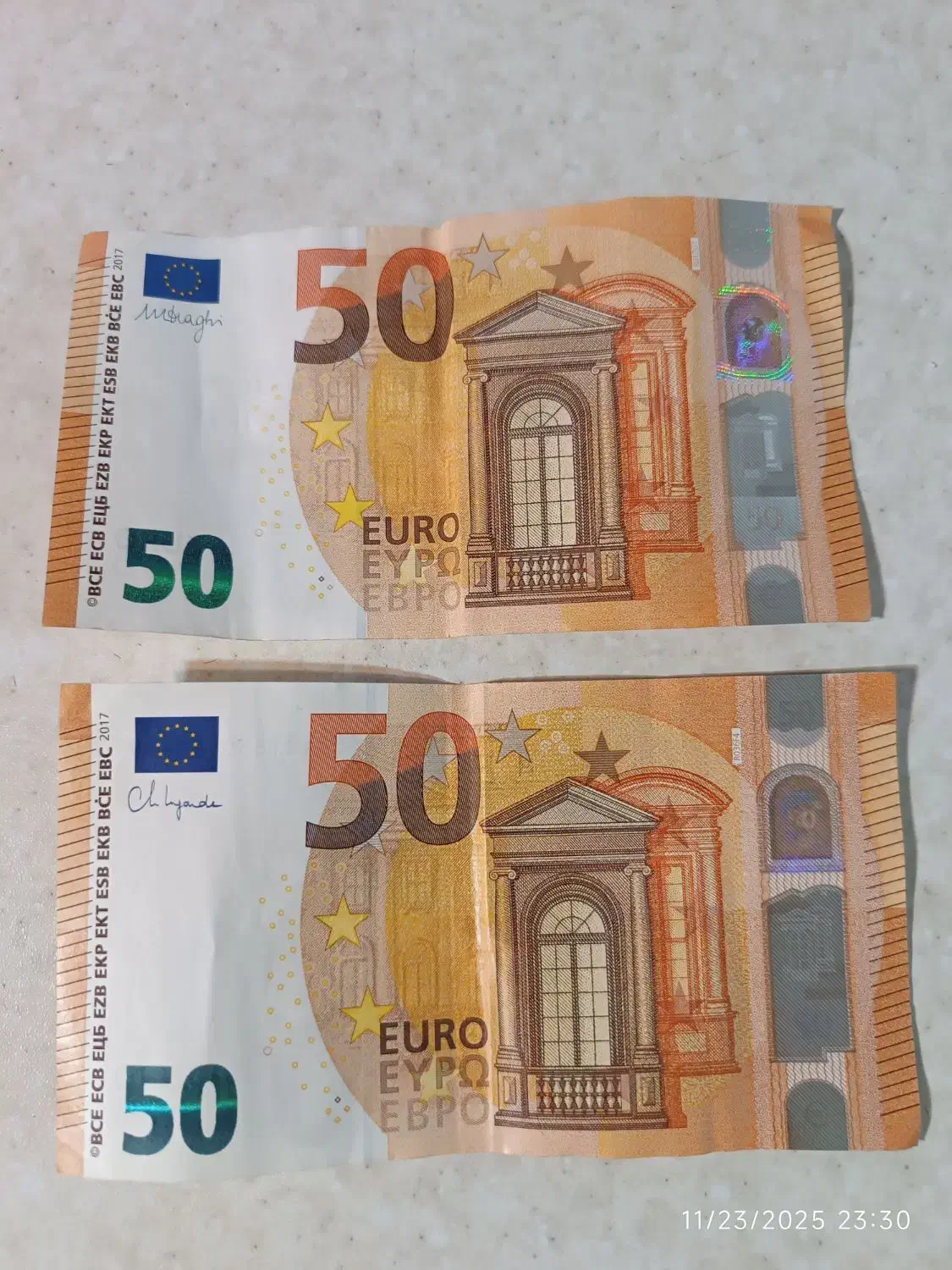 2 عدد اسکناس کلکسیونی|کلکسیون سکه، تمبر، اسکناس|اندیشه, شهرک مریم|دیوار