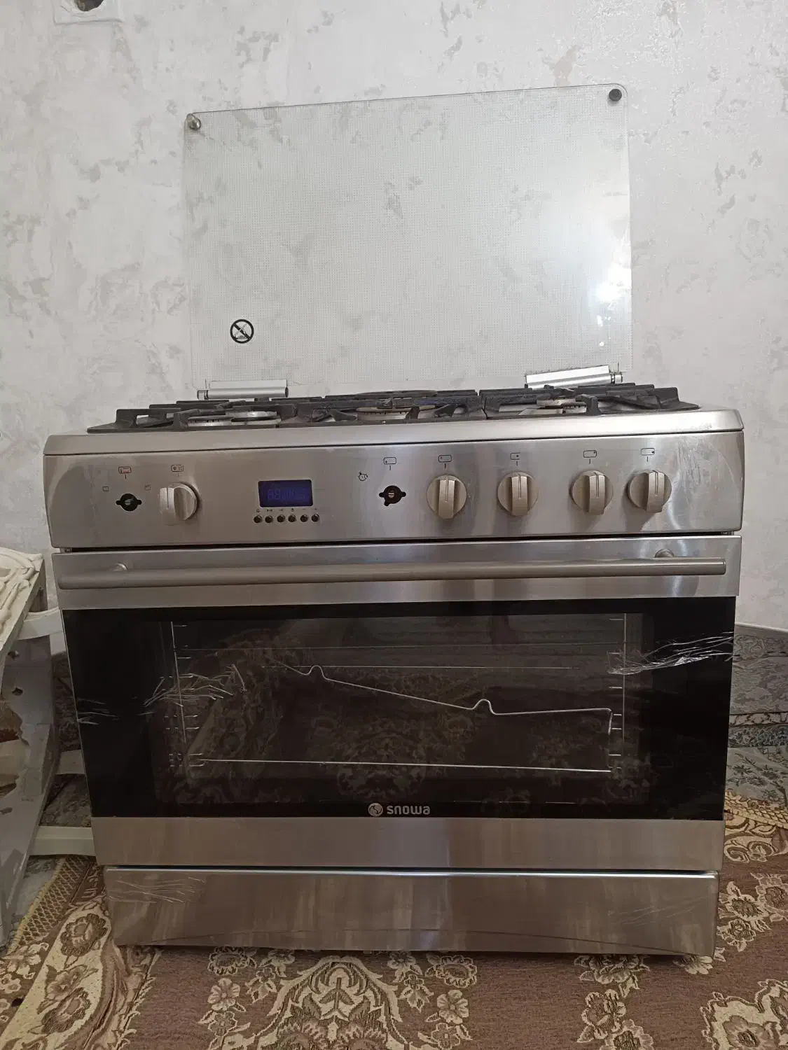 گاز اسنوا تمام استیل فردار|اجاق گاز و لوازم برقی پخت‌وپز|ورامین, خیر آباد|دیوار