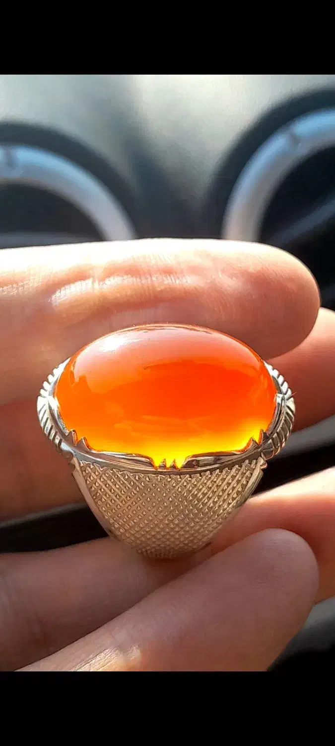 انگشتر عقیق دست ساز|جواهرات|شیراز, نصر|دیوار