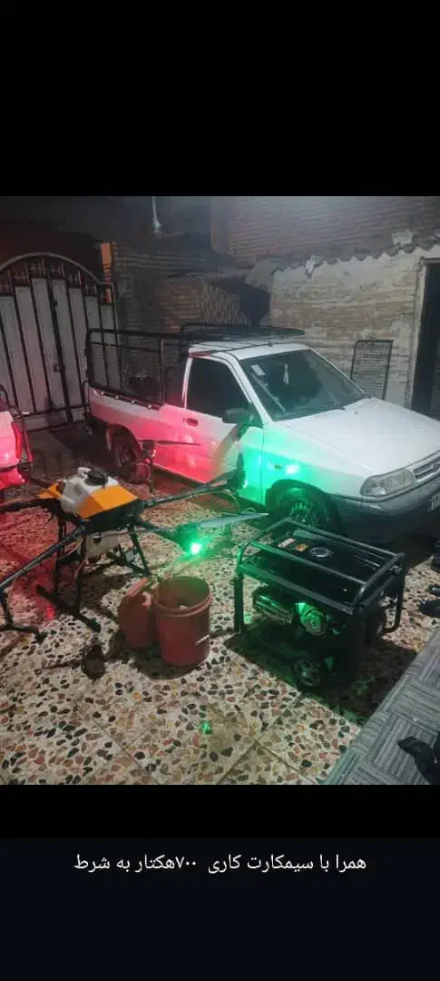 پراید وانت مدل ۱۴۰۱ و پهپاد eftسمپاشی۲۰لیتری|خودرو سواری و وانت|شوش, |دیوار