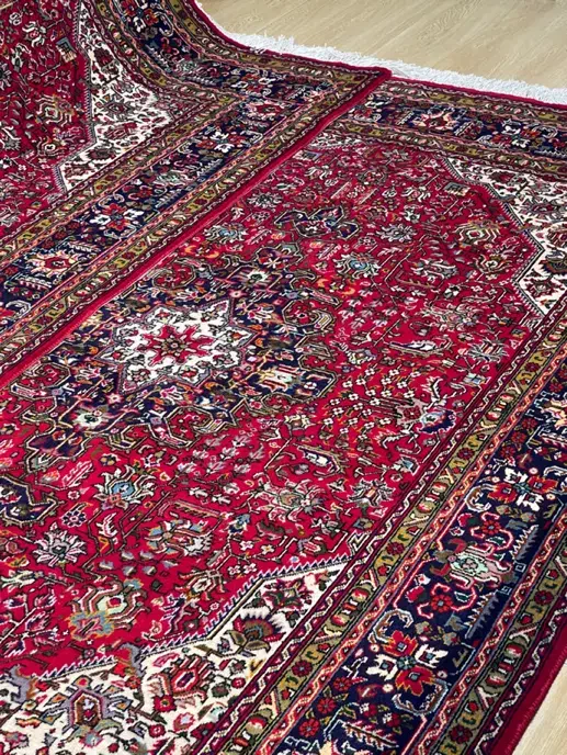 فرش جفت ۶ متری اذرشهر تبریز زمینه لاکی|فرش|تهران, سلسبیل شمالی|دیوار