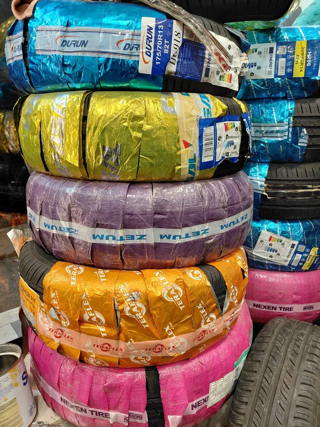 انواع لاستیک های ایرانی و چینی در سایز های مختلف|قطعات یدکی و لوازم جانبی|اهواز, ۳۰ متری|دیوار