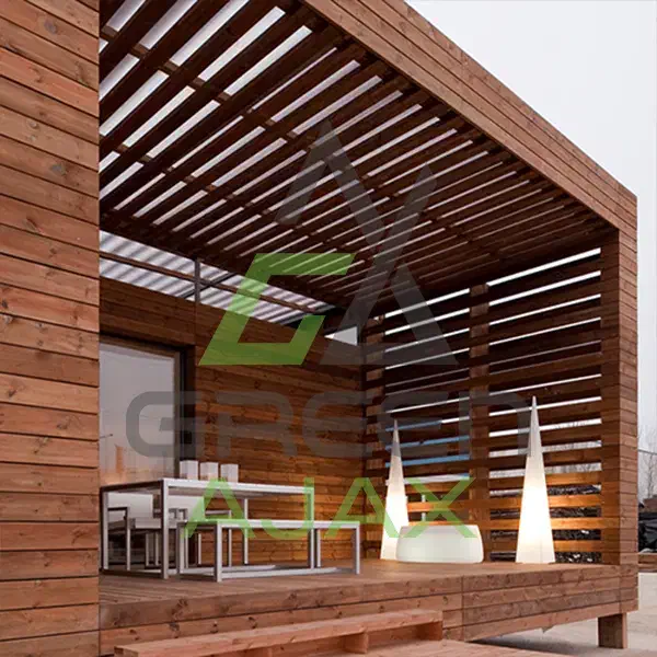 اجرای پرگولا چوبی برای روف‌گاردن، تراس و حیاط|مصالح و تجهیزات ساختمان|شاندیز, |دیوار