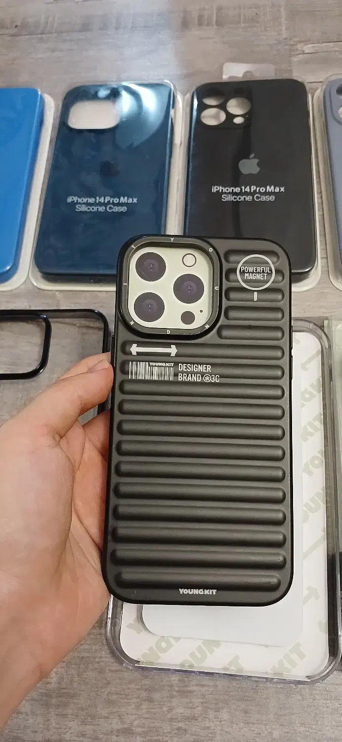 قاب و گلس و محافظ لنز ۱۴ پرومکس نو|لوازم جانبی موبایل و تبلت|رشت, کاکتوس|دیوار