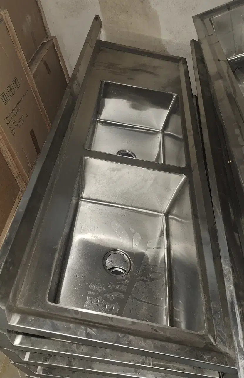 سینک وان استیل وارداتی ورق سنگین درجه یک|کافیشاپ و رستوران|ساری, |دیوار