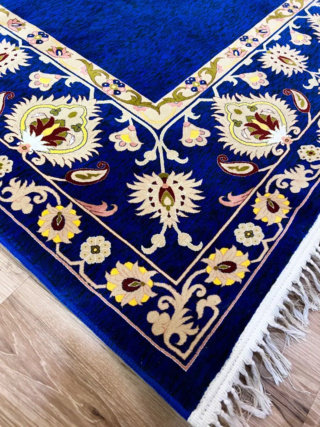 فرش ۱۵۰۰ شانه با تراکم ۴۵۵۰ دوتا فرش۶ متری با گرد|فرش|خرمشهر, |دیوار