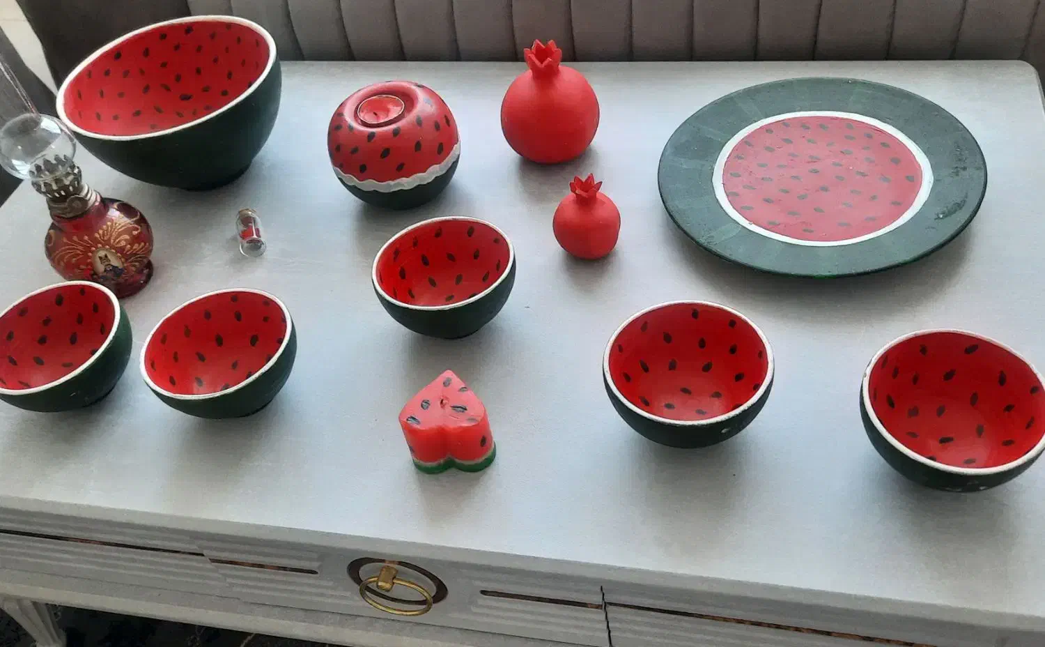 ظروف یلدایی|ظروف سرو و پذیرایی|بومهن, |دیوار