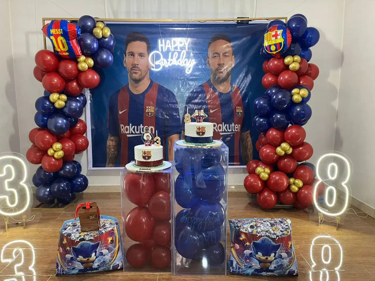 بادکنک تولد و بنر بارسلونا|صنایع دستی و سایر لوازم تزئینی|هشتگرد, تهران دشت|دیوار