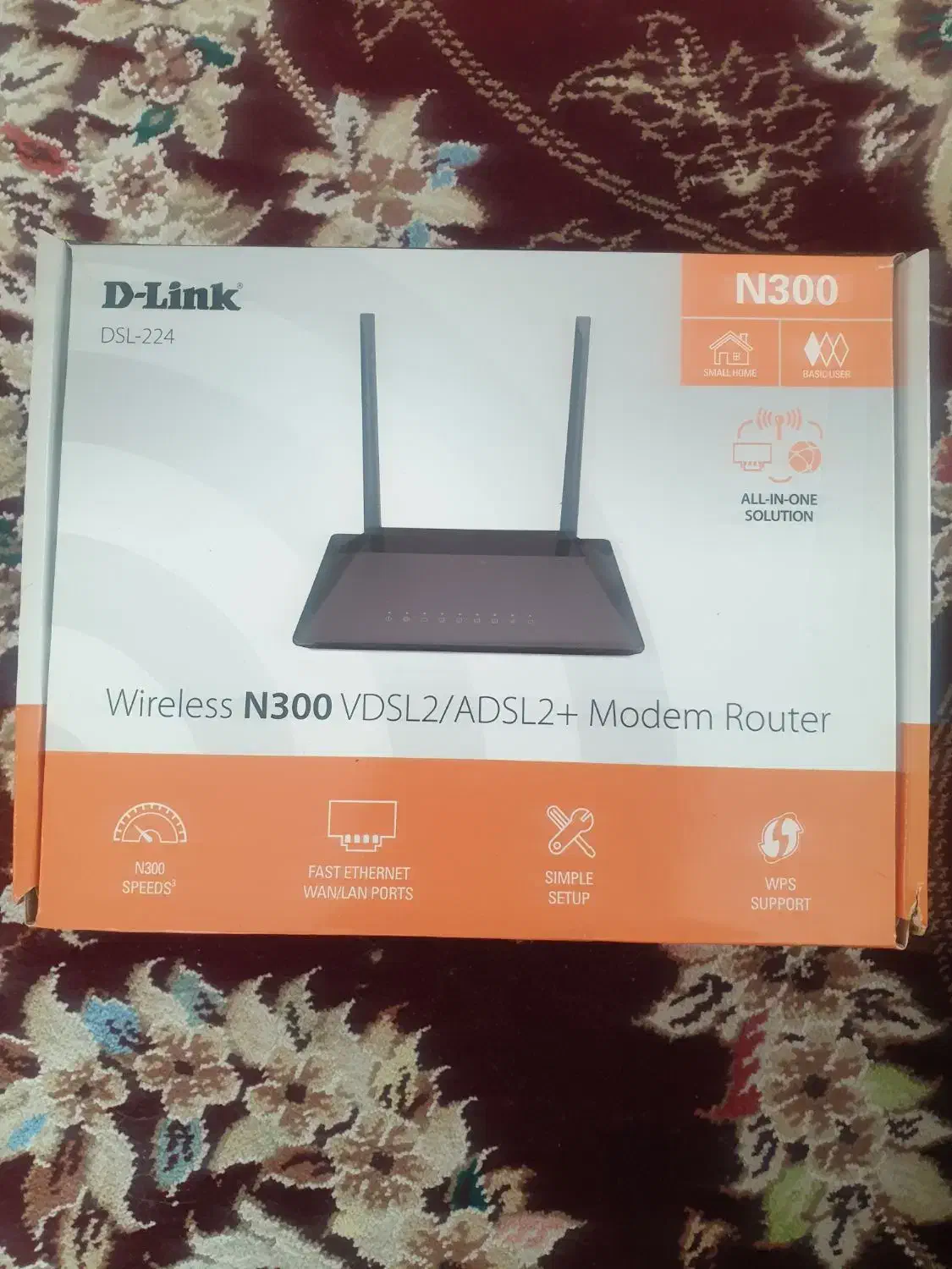 مودم دی لینک ، D-Link مدل DSL-224|مودم و تجهیزات شبکه|چالوس, |دیوار