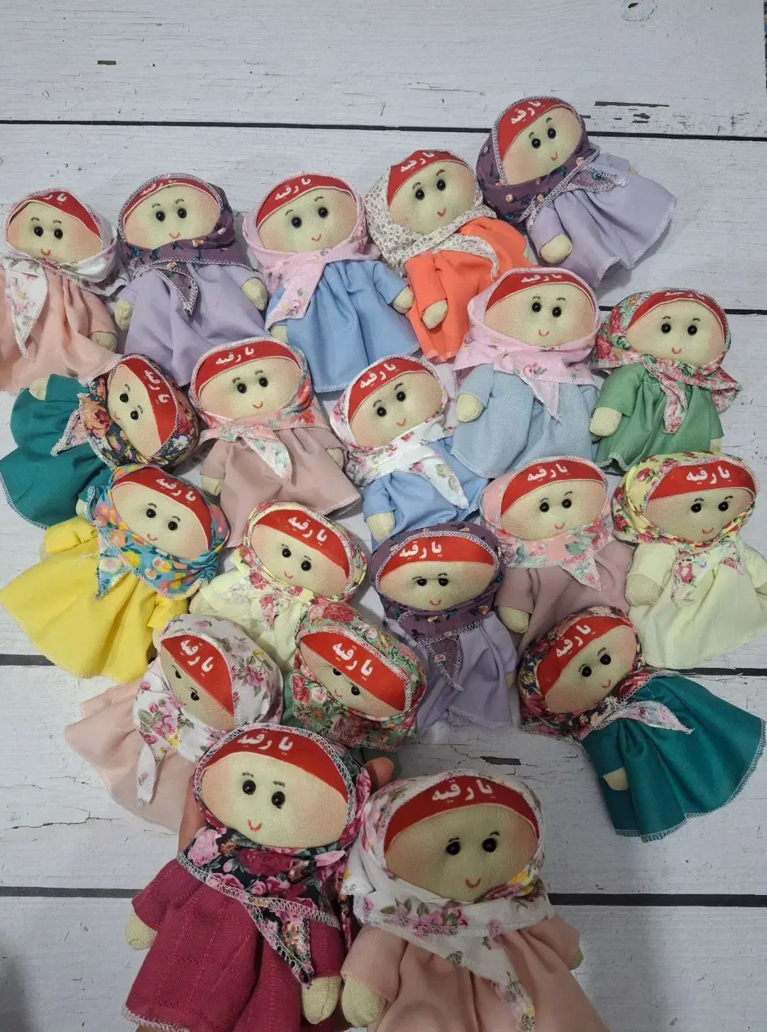 عروسک رنگی مذهبی با سربندیارقیه|صنایع دستی و سایر لوازم تزئینی|ورامین, شهرک مدرس|دیوار