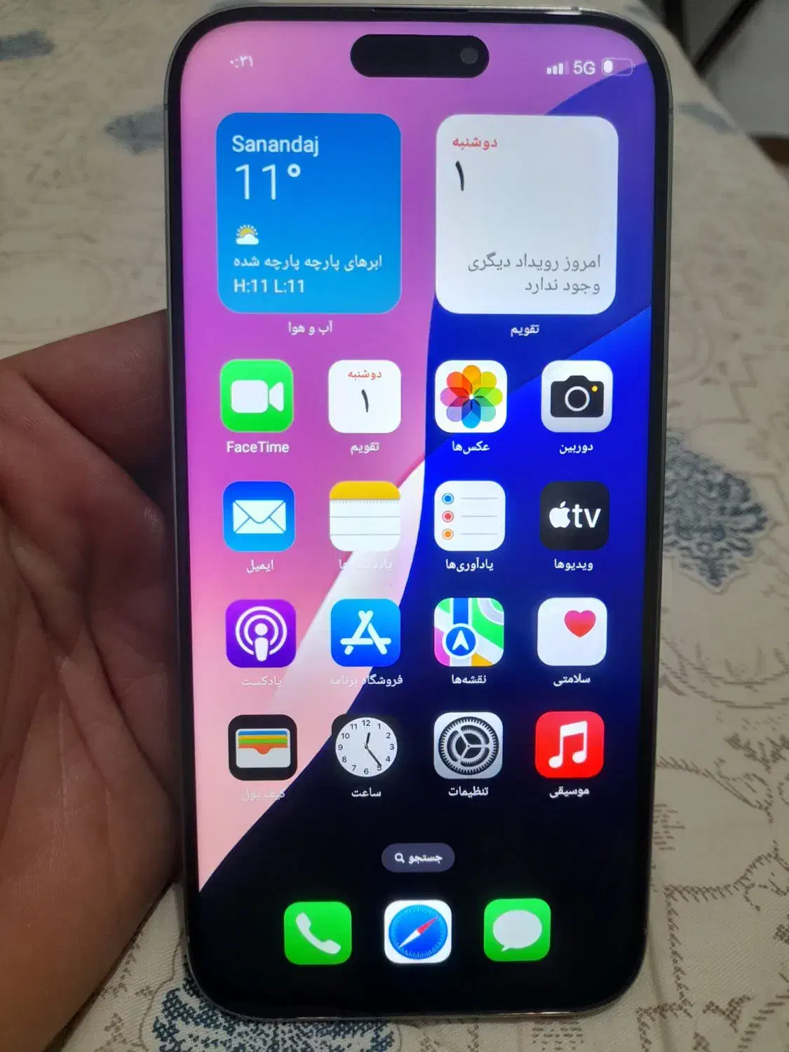 گوشی آیفون ۱۶ پرومکس فول کپی|موبایل|سنندج, |دیوار