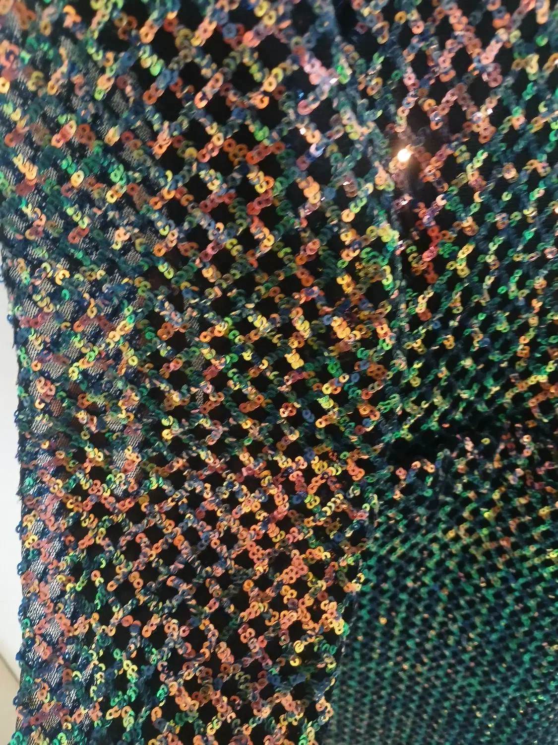 لباس مجلسی بلند پولکی هفت رنگ شیک|لباس|زنجان, |دیوار