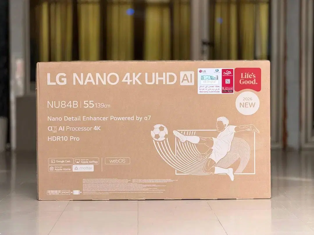 تلویزیون ال ای دی الجی55 65 75اینچ نانوسل NU840B|تلویزیون و پروژکتور|شیراز, ملاصدرا|دیوار