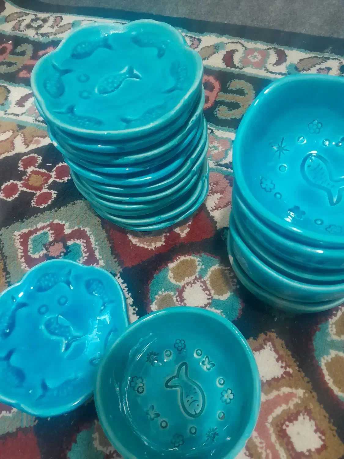 ظرف سفالی ویه عدد سوپ خوری|ظروف سرو و پذیرایی|سنندج, |دیوار