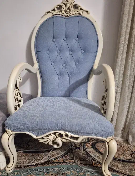 مبلمان هفت نفره استیل همراه با جلومبلی  رایگان|مبلمان خانگی و میز عسلی|آق قلا, |دیوار