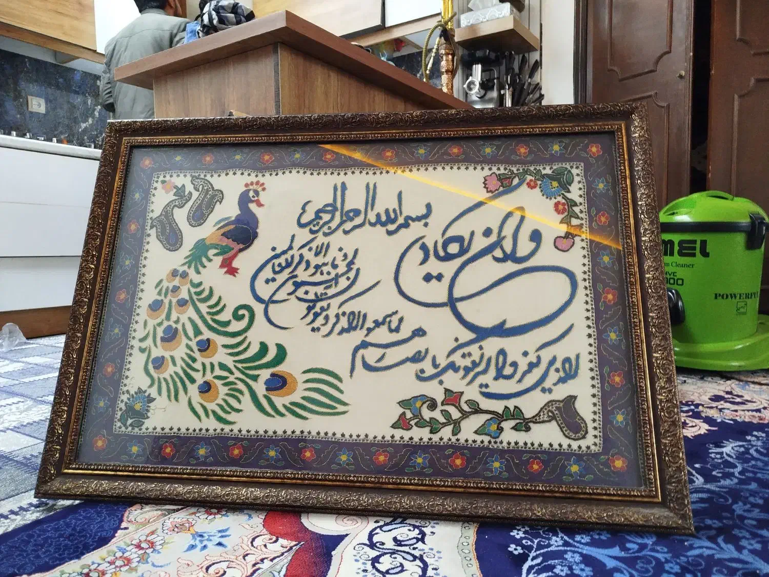 تابلو پته طاووس|تابلو، نقاشی، عکس|کرمان, |دیوار