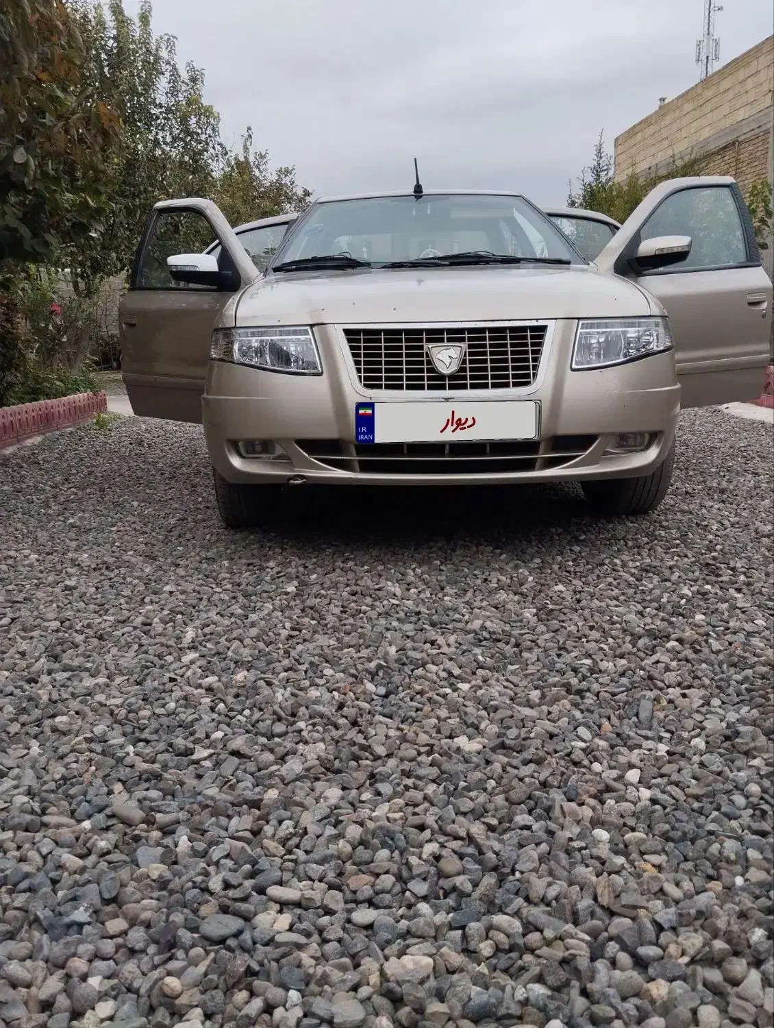 سمند مدل 88 رنگ بژ|خودرو سواری و وانت|پارس‌آباد, |دیوار