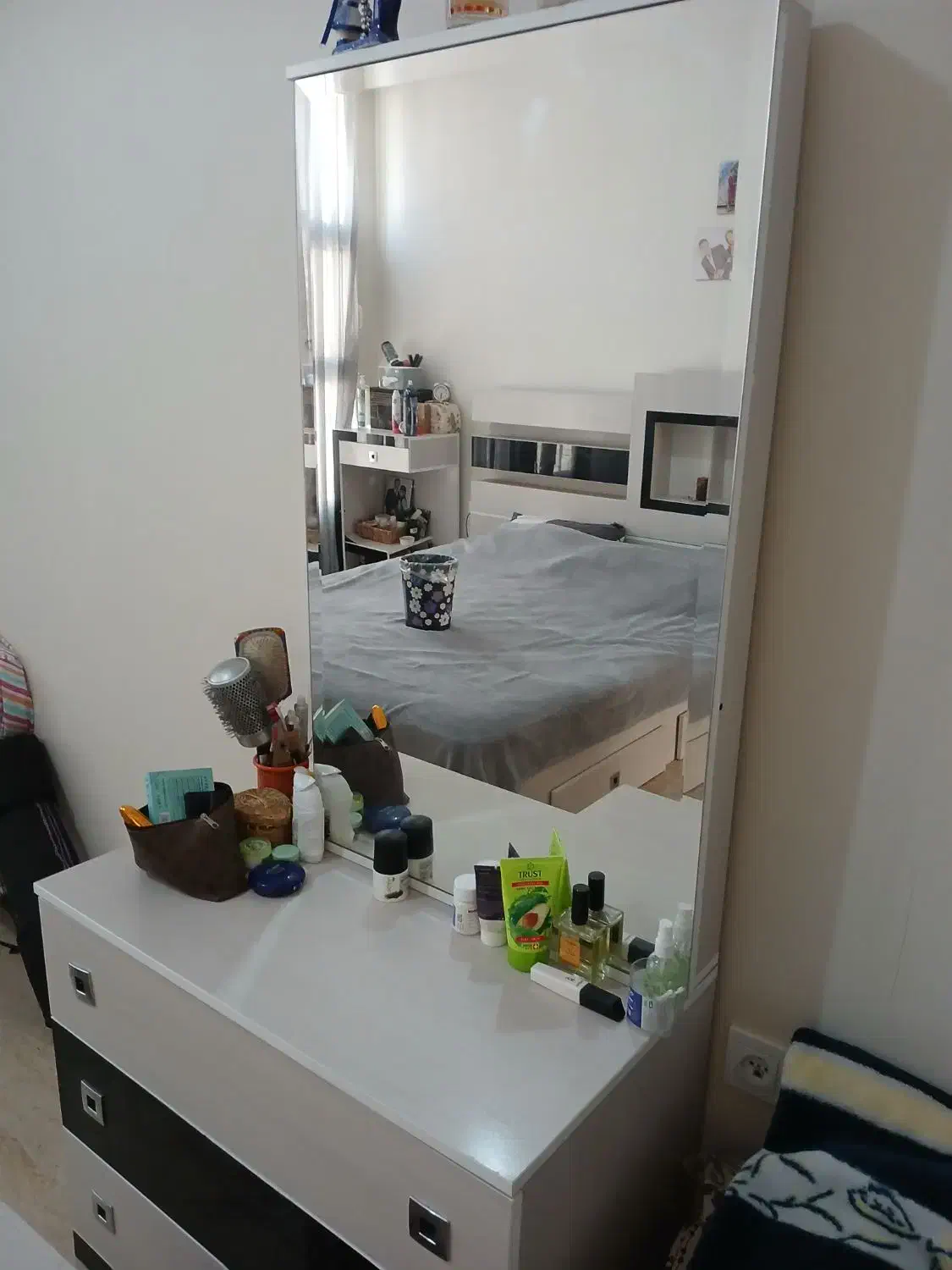 سرویس تخت دو نفره ام دی اف|تخت و سرویس خواب|پردیس, فاز ۴|دیوار