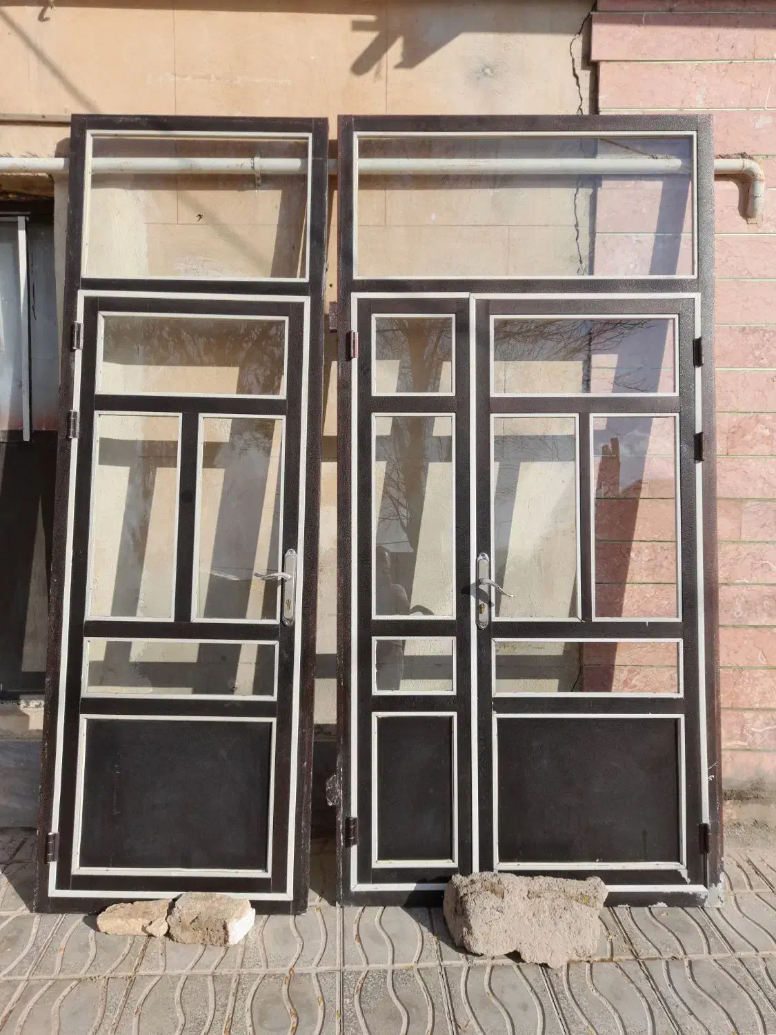 درآلمنیوم۲عدد|مصالح و تجهیزات ساختمان|سجاس رود, |دیوار