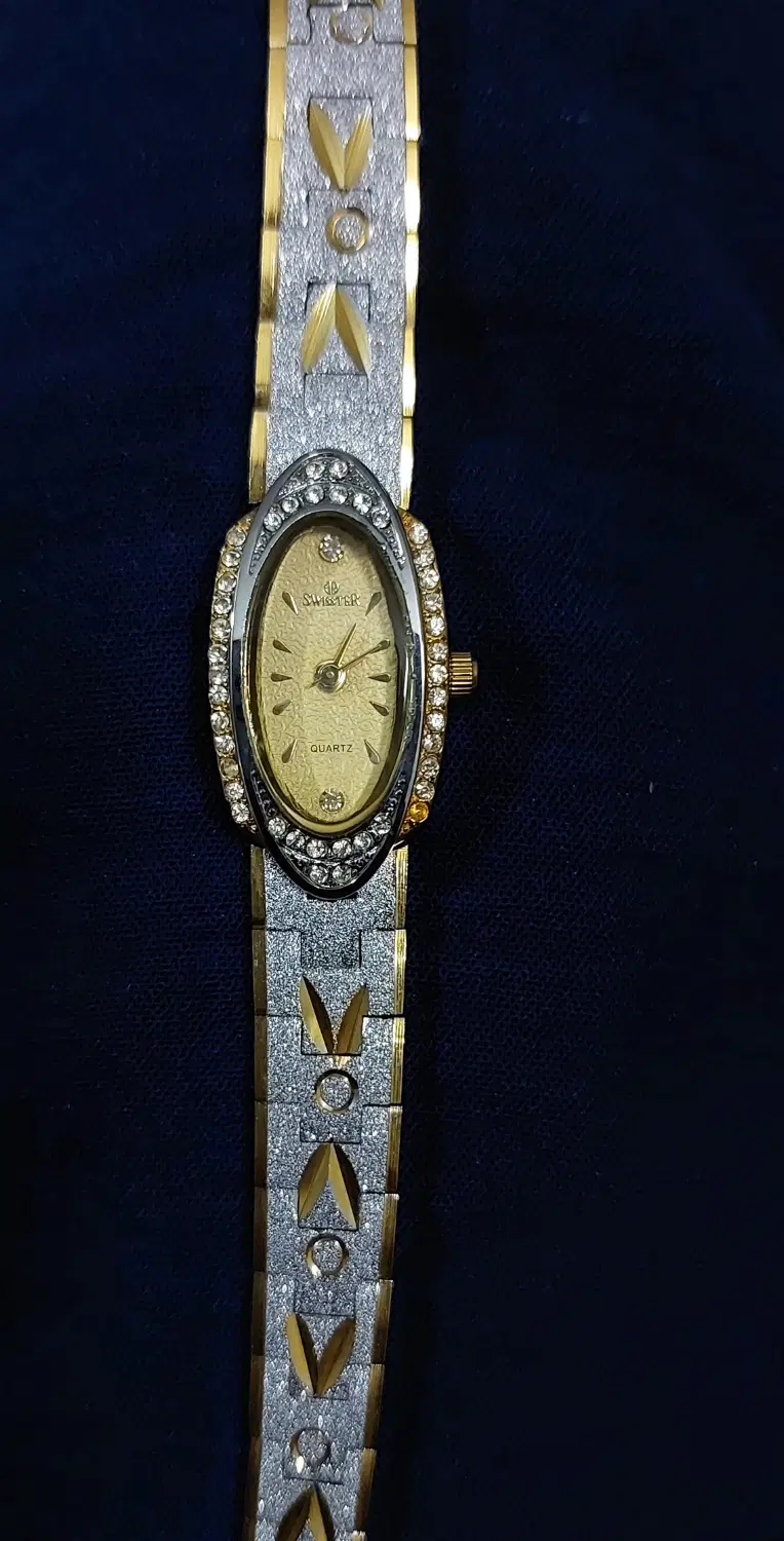 ساعت مچی swiss Quartz روکش طلا ۲۲ عیار|ساعت|تهران, پرستار|دیوار