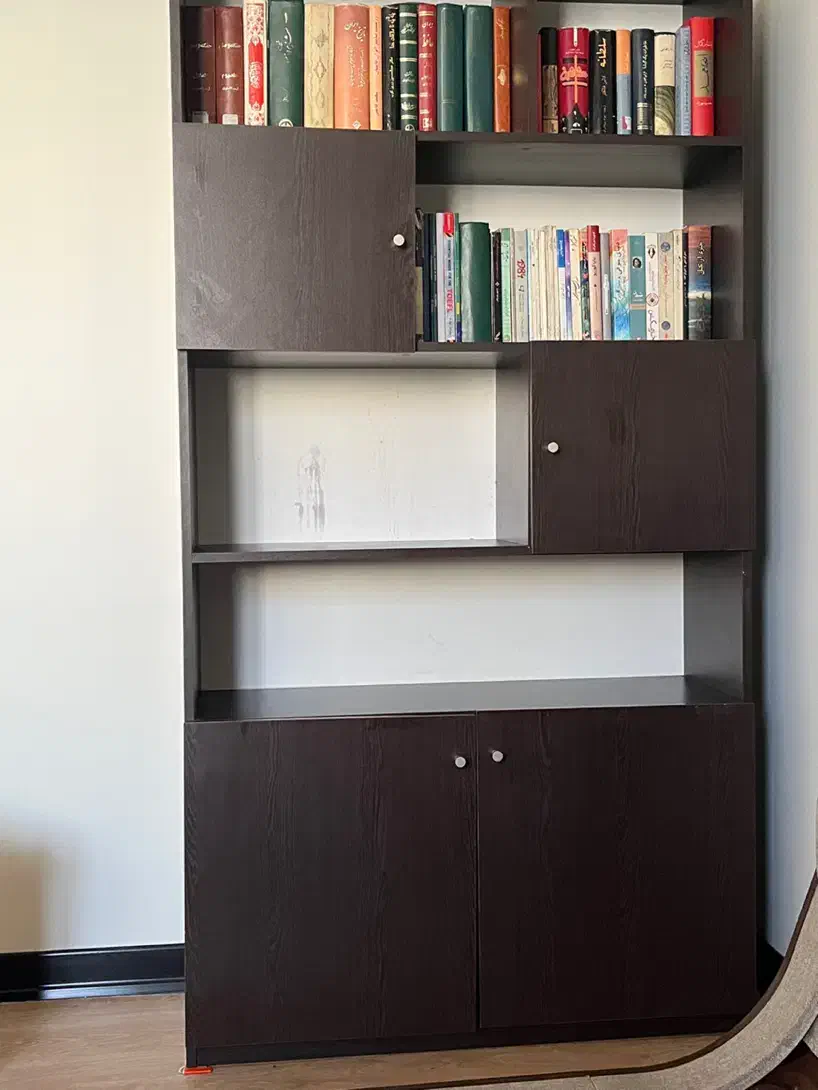 کتابخانه|کتابخانه، شلف، قفسه‌های دیواری|اراک, |دیوار