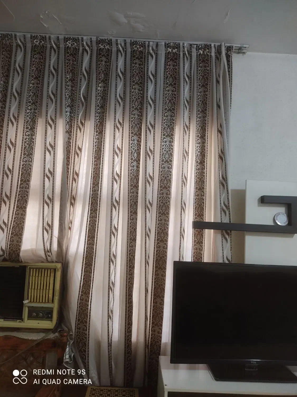 پرده کاملا سالم وتمیز|پرده، رانر، رومیزی|شوش, |دیوار