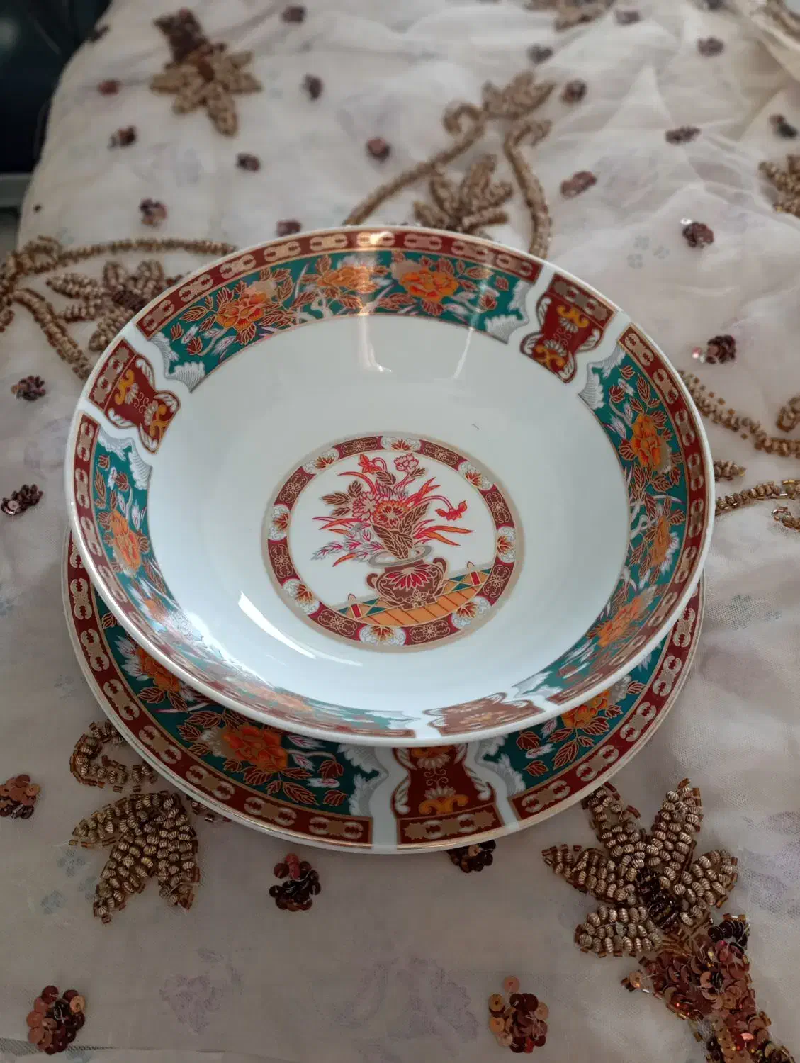 کاسه و بشقاب تزیینی سنتی|ظروف سرو و پذیرایی|نیشابور, شهرک ولیعصر|دیوار