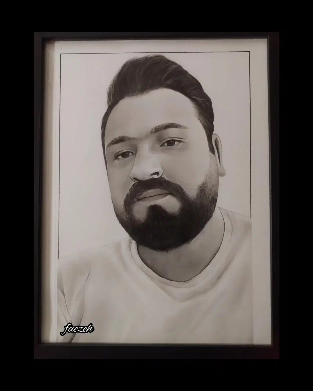 طراحی چهره|تابلو، نقاشی، عکس|مشهد, سجادیه|دیوار