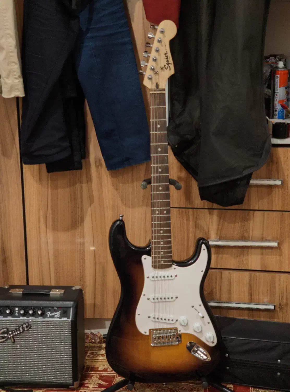 گیتار الکتریک Squire Stratocaster اندونزی|گیتار، بیس، امپلیفایر|اهواز, فاز ۲ پادادشهر|دیوار