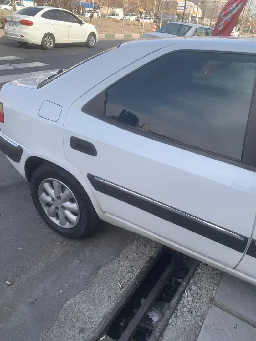 زانتیا سفید مدل ۸۶|خودرو سواری و وانت|پرند, فاز ۲|دیوار