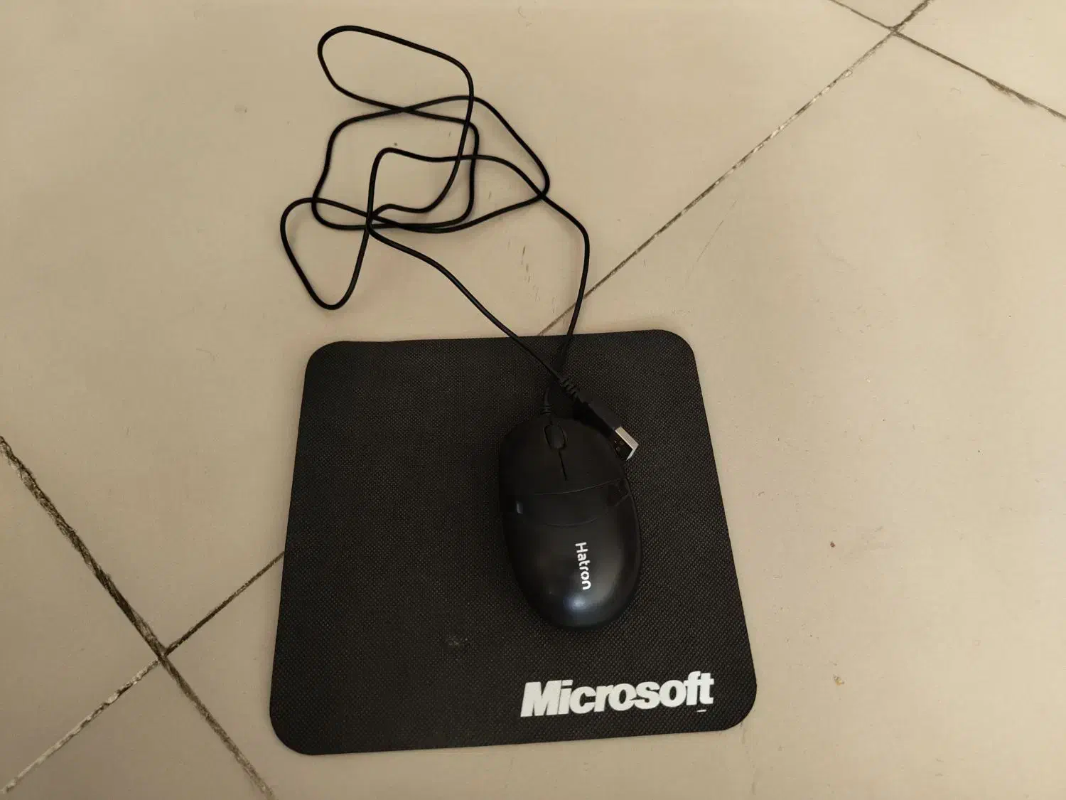 موس هترون با سیم به همراه موس پد|قطعات و لوازم جانبی رایانه|کرمان, |دیوار