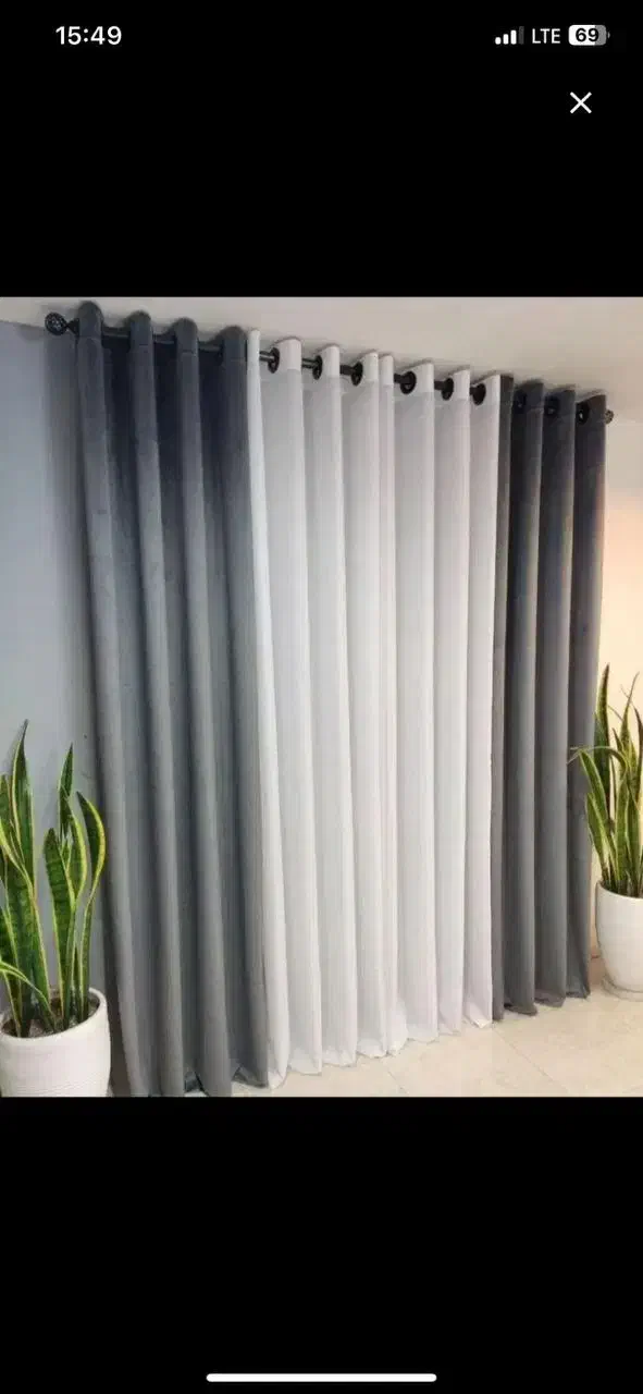 انواع پرده اماده|پرده، رانر، رومیزی|تهران, الهیه|دیوار