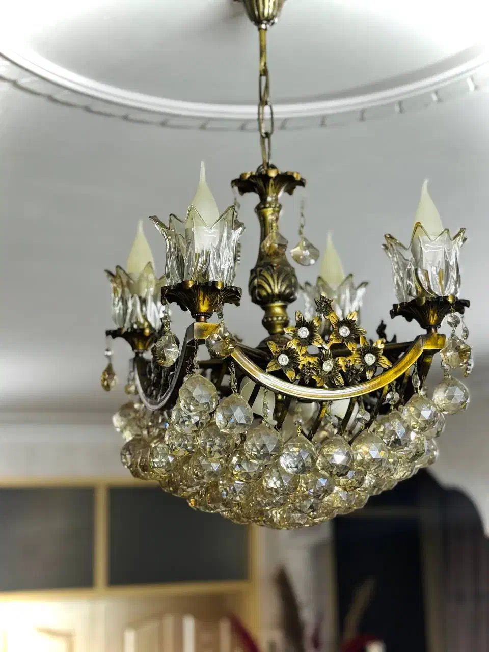 لوستر برنز|لوستر و چراغ آویز|میاندوآب, |دیوار