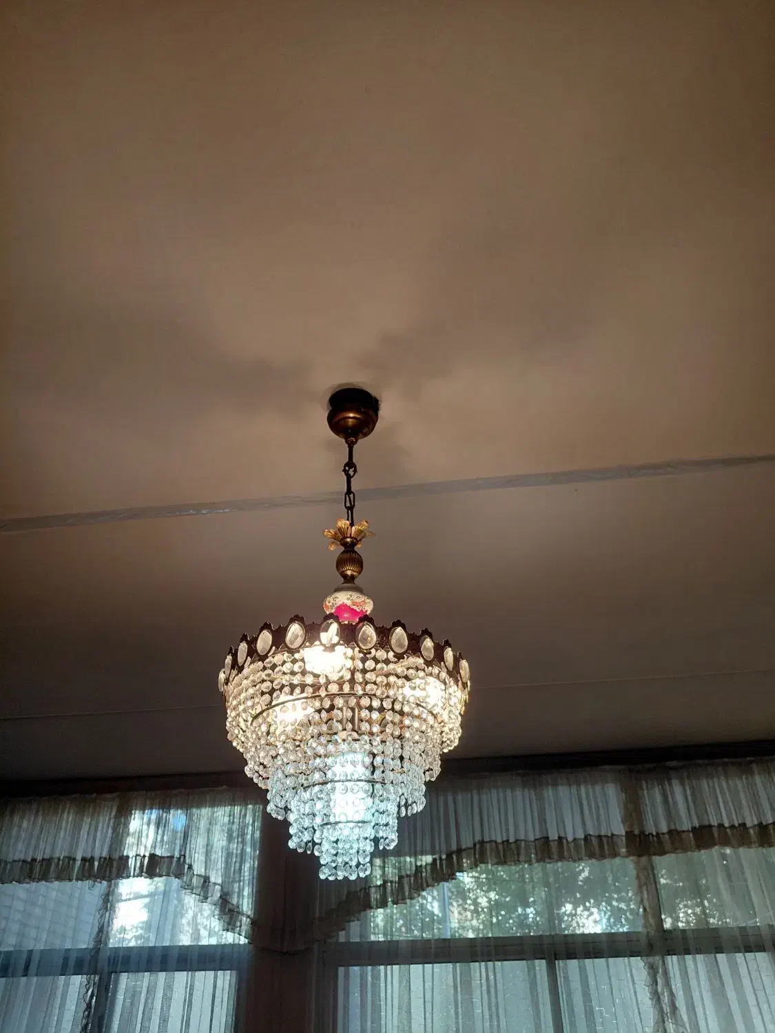 فروش لوستر کریستالی آنتیک|لوستر و چراغ آویز|اصفهان, خانه اصفهان|دیوار