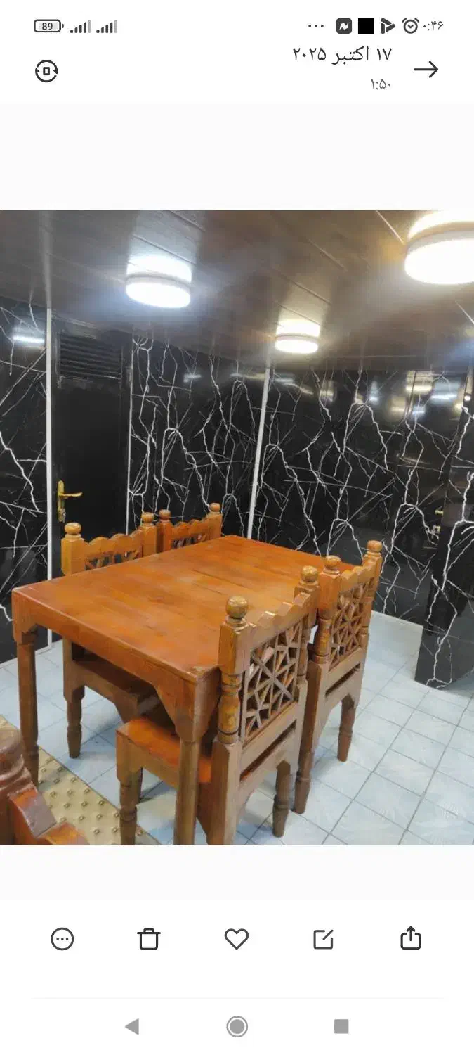 میز و صندلی سنتی|کافیشاپ و رستوران|اهواز, کوروش|دیوار