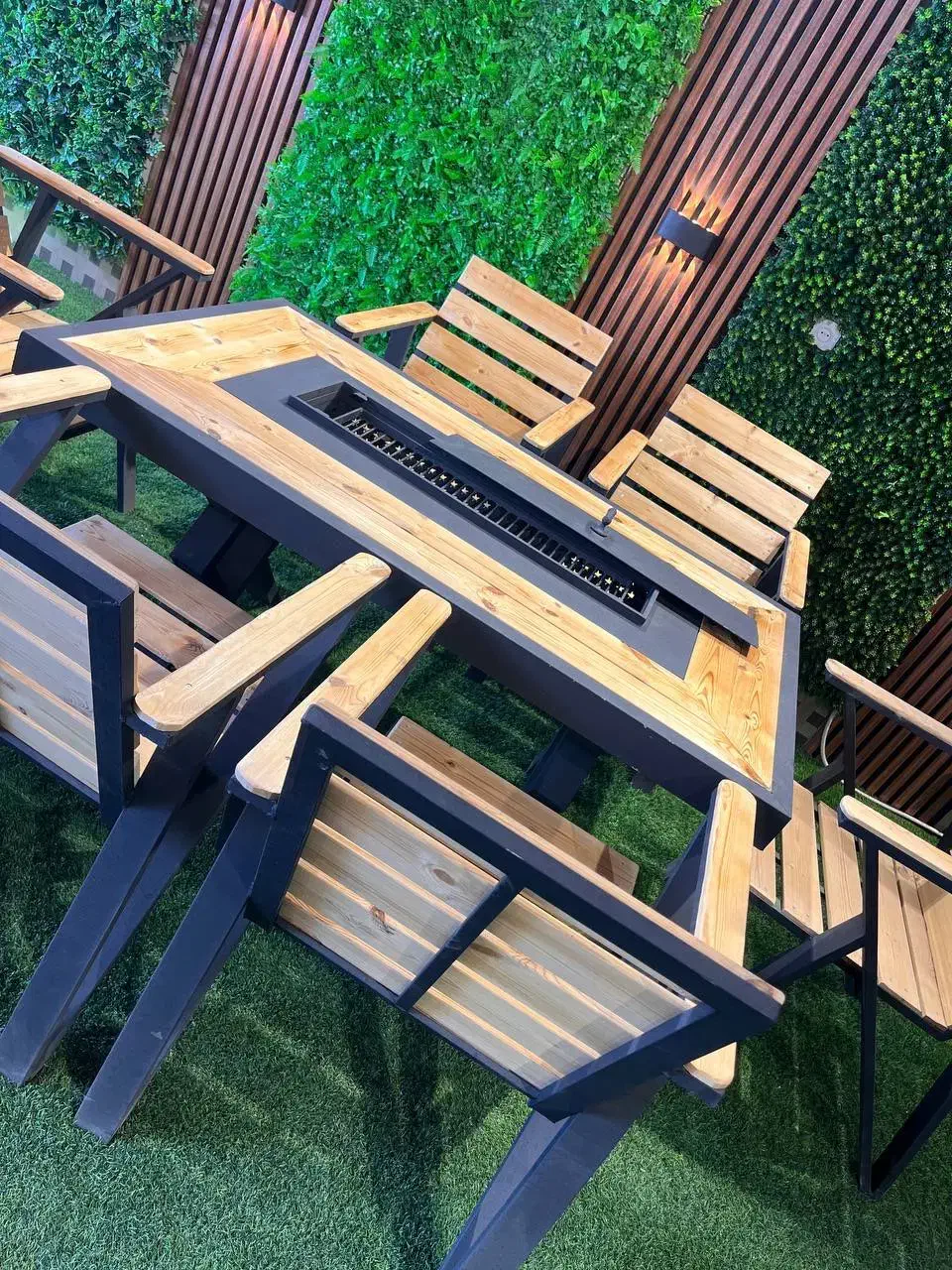 میز آتشکده پایه مدرن پروفیلی چوبی|بخاری، هیتر، شومینه|تهران, تهرانپارس شرقی|دیوار