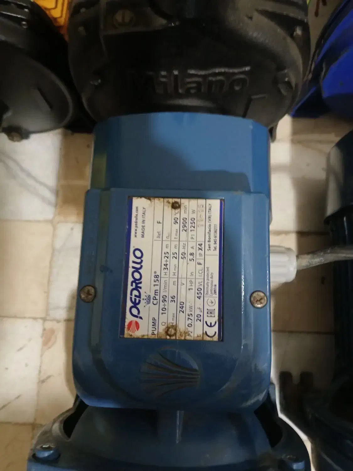 پمپ پدرولا یک اسب|مصالح و تجهیزات ساختمان|داراب, |دیوار