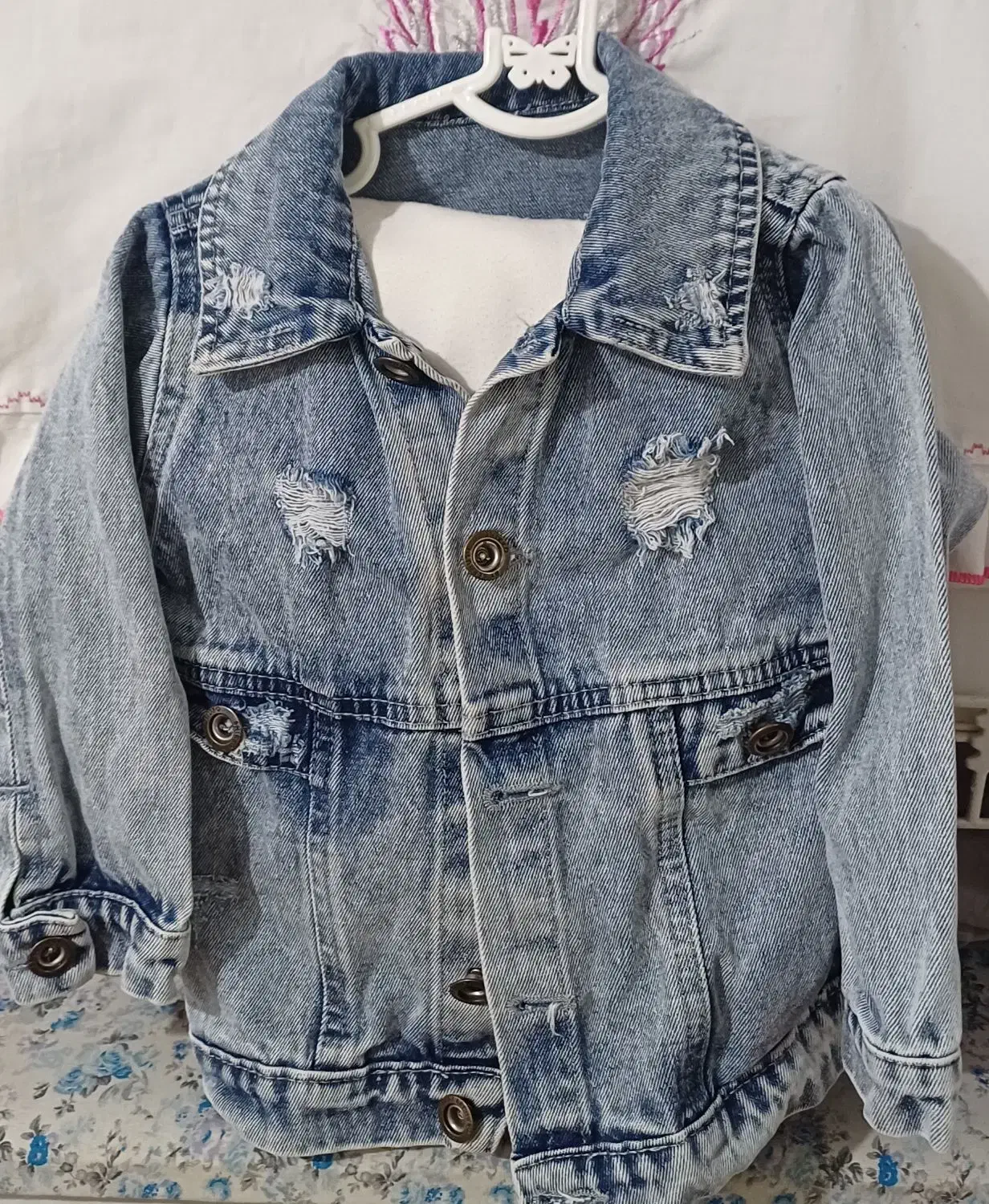 ۳ تیکه کت شلوار لی|کفش و لباس بچه|بیجار, |دیوار