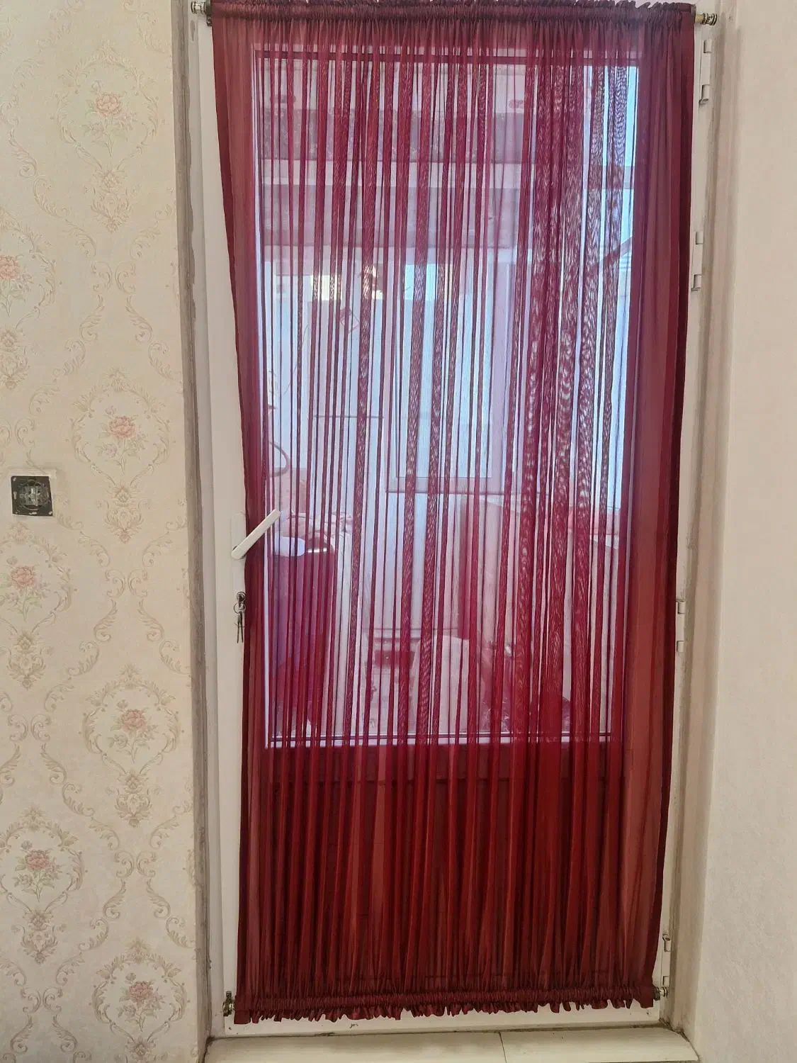 پرده ی حریر|پرده، رانر، رومیزی|قم, باجک دو|دیوار