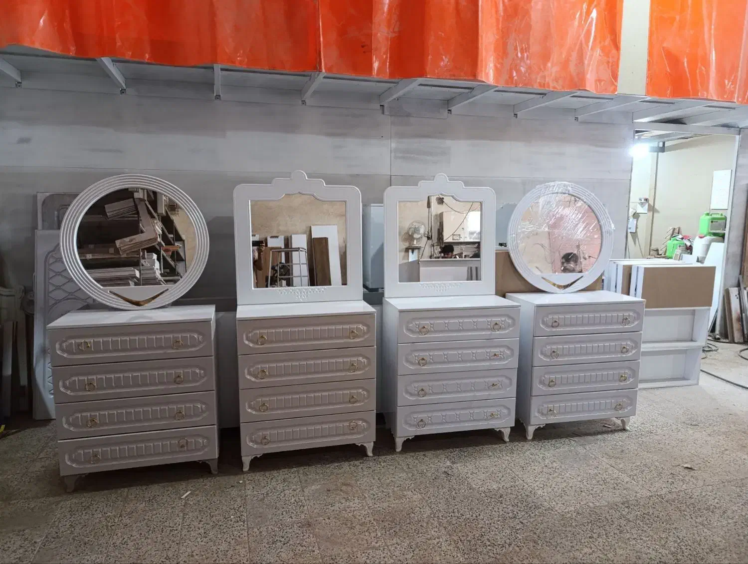 میز آرایش  ۴کشو وکیوم|جاکفشی، کمد، دراور|اردبیل, |دیوار